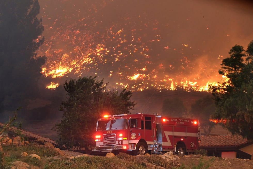 De allesvernietigende bosbrand die momenteel in Californië heerst De allesvernietigende bosbrand die momenteel in Californië heerst