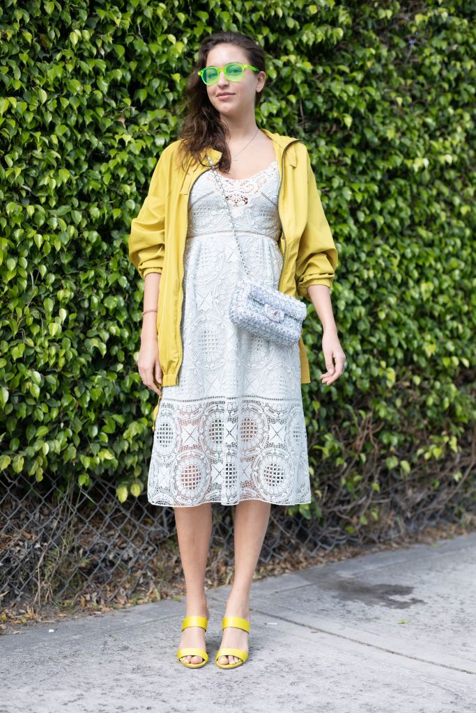 all yellow outfit