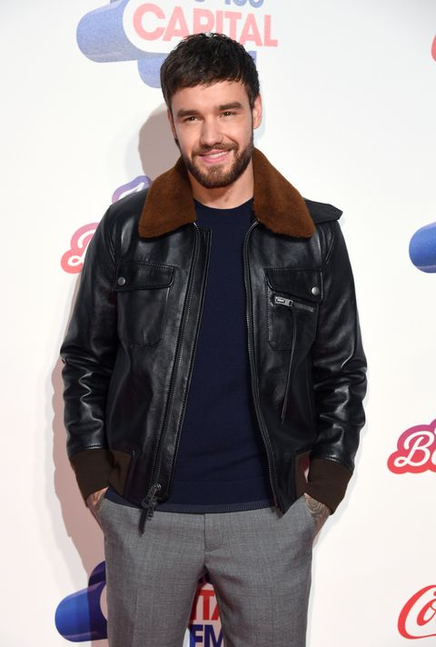 Liam Payne, look Liam Payne. look Liam Payne, chaqueta cuero, capital FM, O2 Arena, Londres