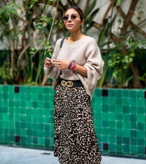Introducir 61+ imagen outfit con falda de leopardo