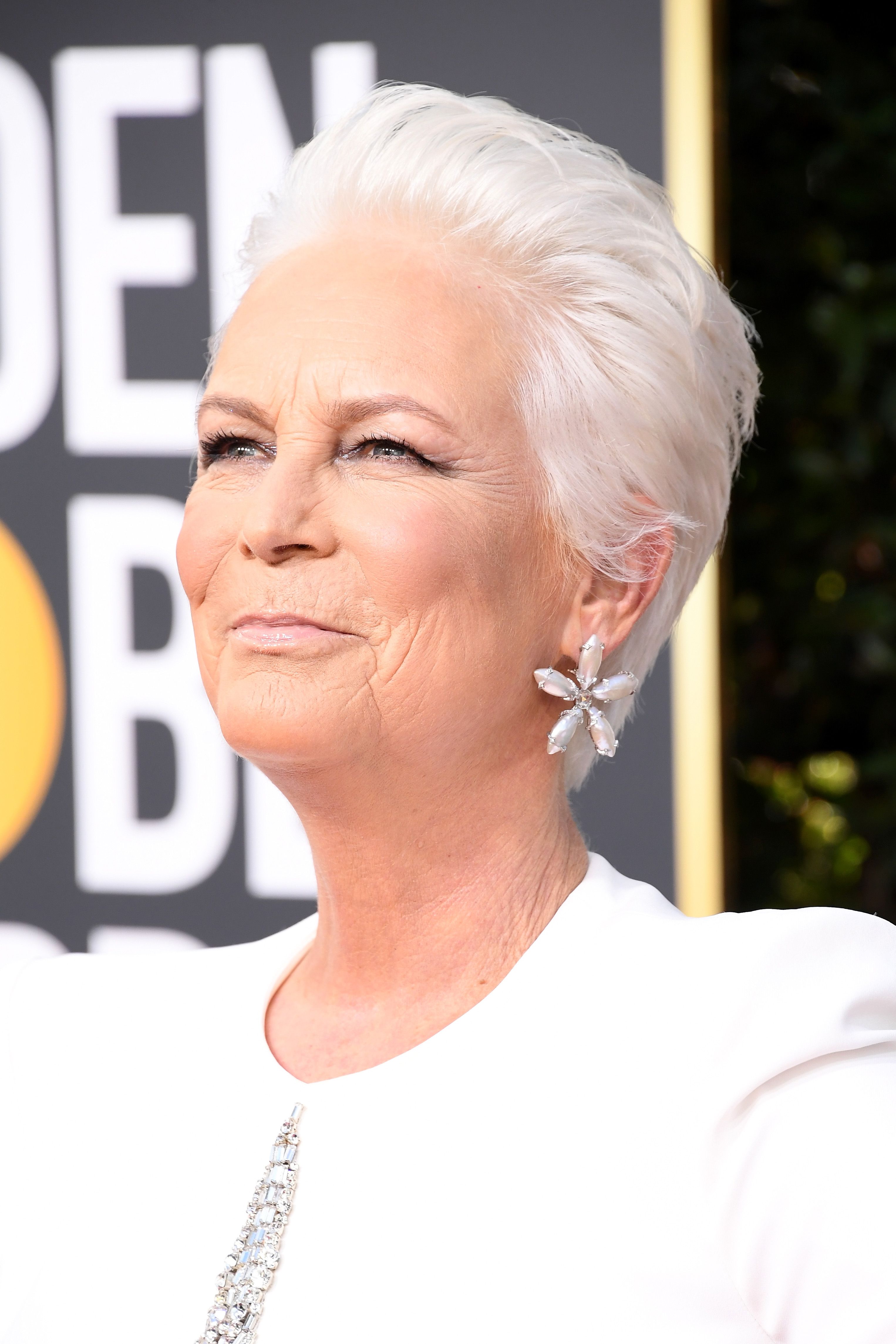 jamie lee curtis golden globe dress