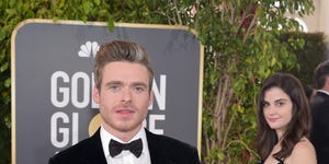 Richard Madden and Fiji water girl, Golden Globes 2018 Lady Gaga tears up as she wins Golden Globe for A Star is Born's 'Shallow'