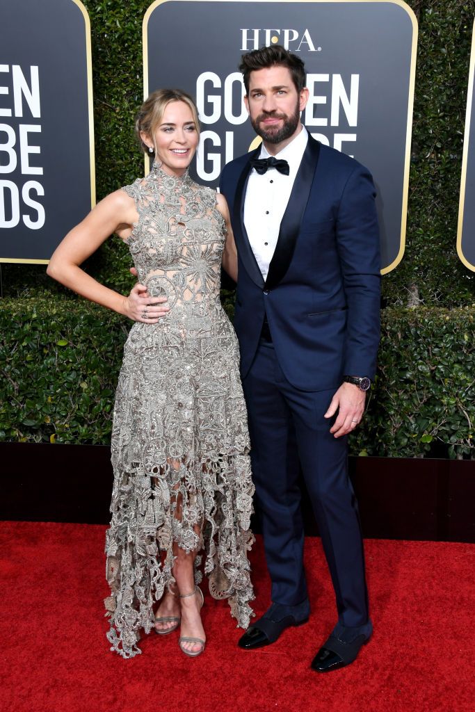 emily blunt dress golden globes 2019