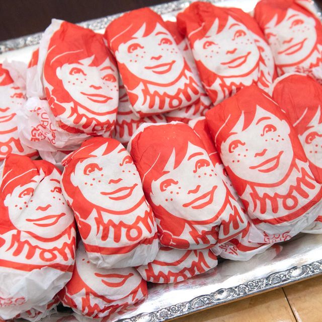 wendy's tray of food