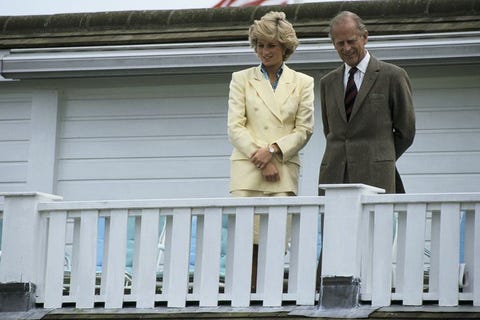 Charles and Diana at a polo match in Windsor, United Kingdom on July 26th , 1987.