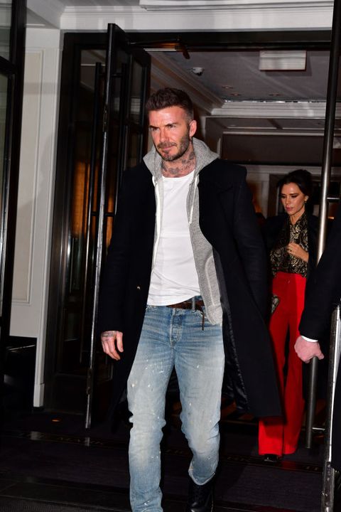 El estilo de David Beckham en y en