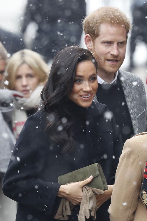 royal family in the snow