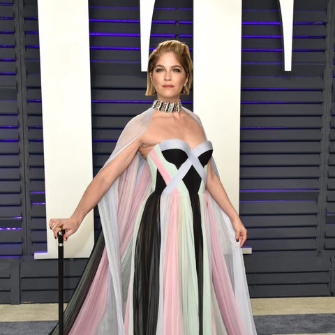 Selma Blair Oscars red carpet
