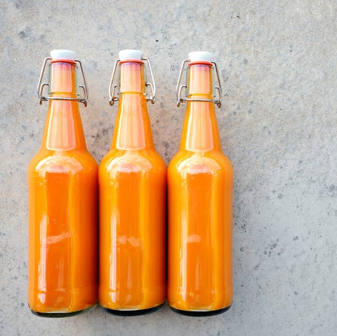 Three Bottles of Home Made Kombucha Tea Three Bottles of Home Made Kombucha Tea