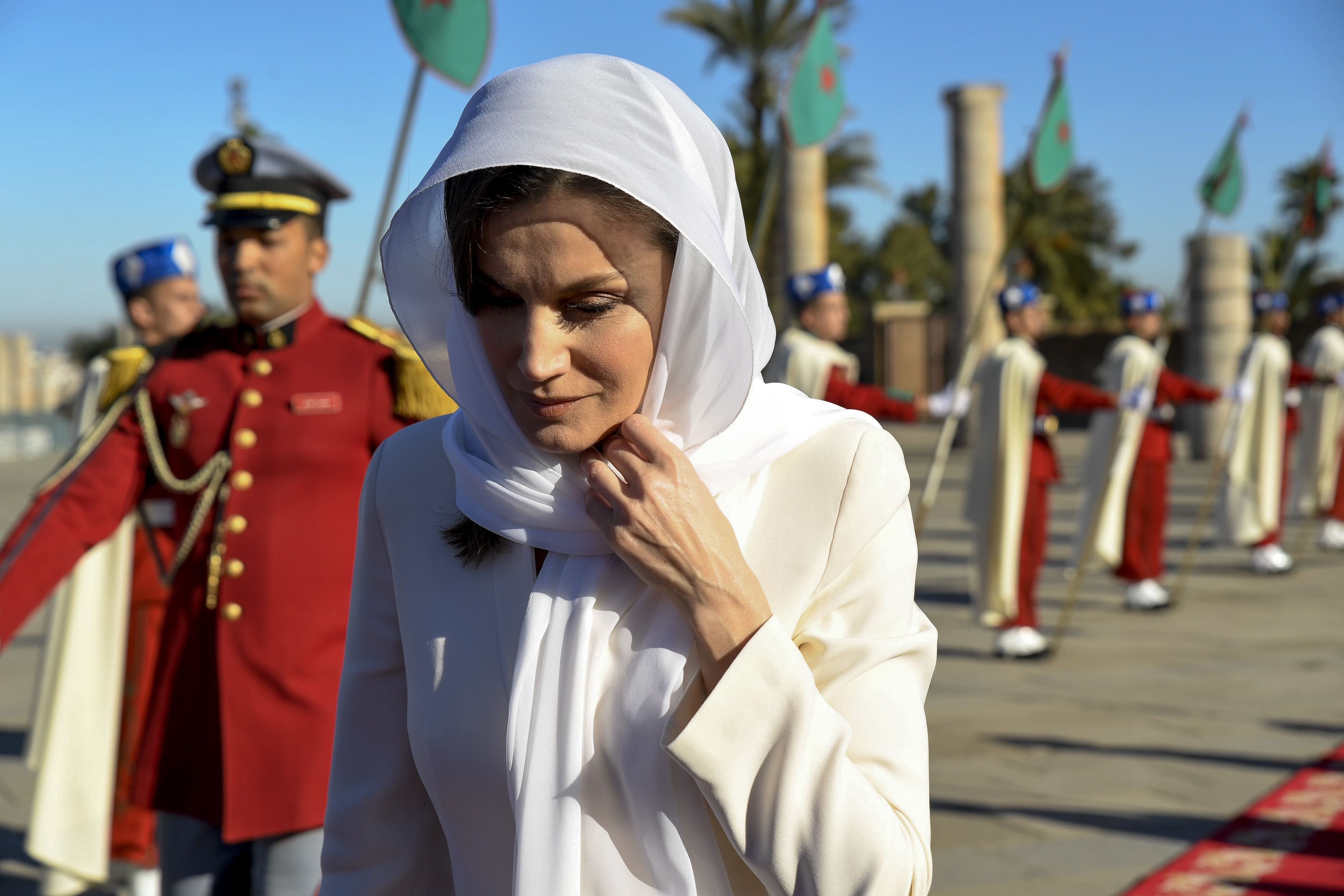 look de letizia en marruecos
