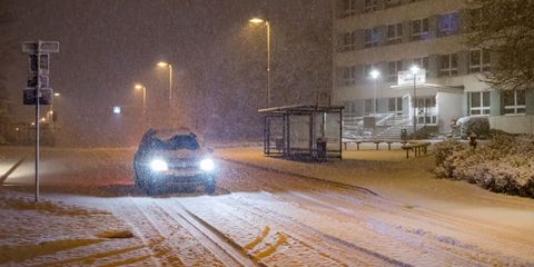 Storm low Eberhard in Thuringia