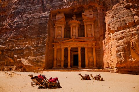 Al Khazneh - the Treasury, ancient city of Petra, Jordan