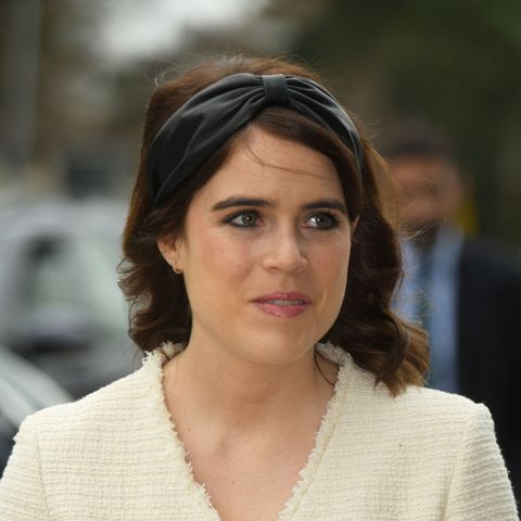 stanmore, greater london   march 21 princess eugenie of york arrives at the royal national orthopaedic hospital to open the new stanmore building on march 21, 2019 in stanmore, greater london photo by david mirzoeff   wpa poolgetty images