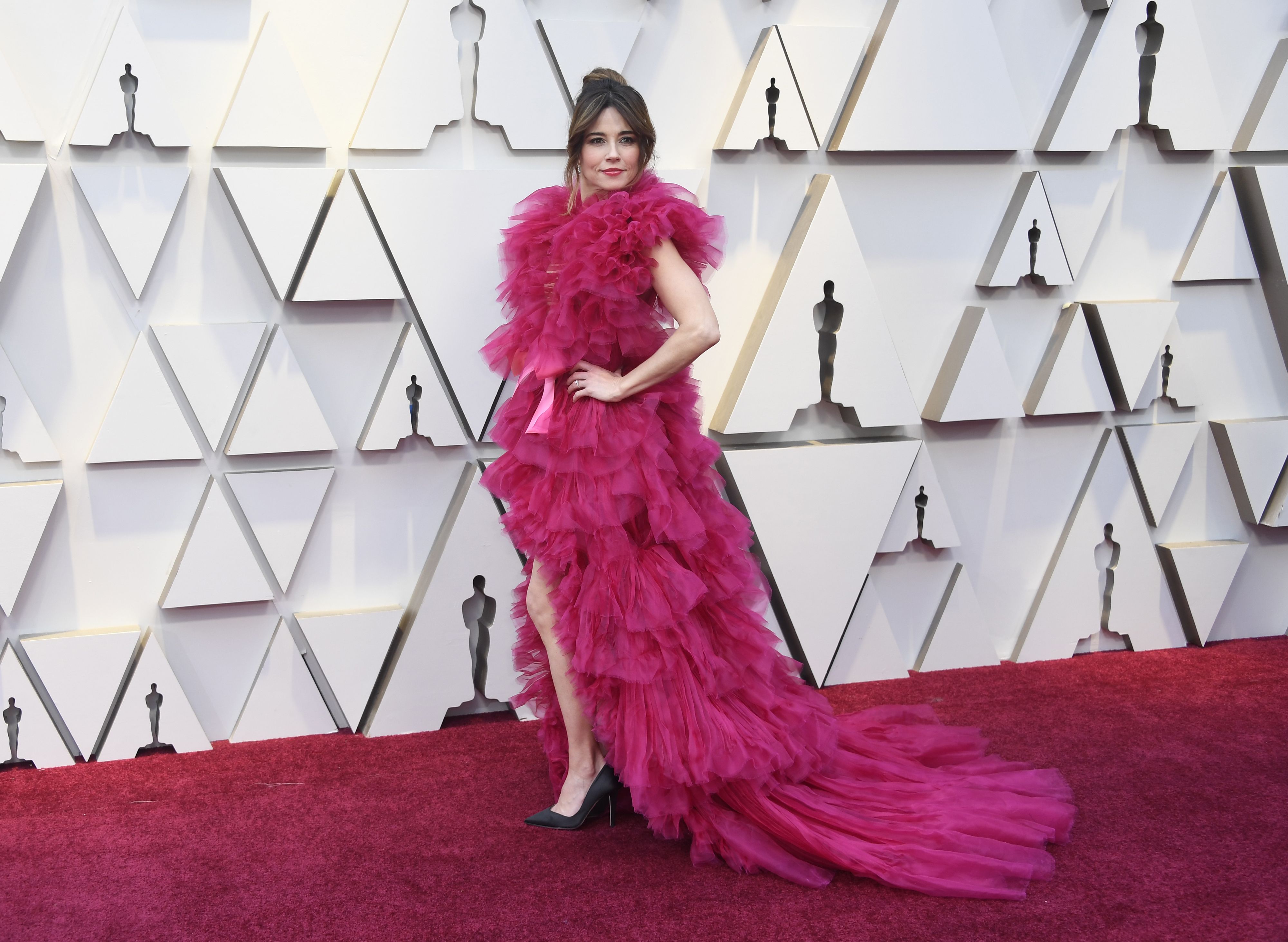 pink oscar dresses 2019