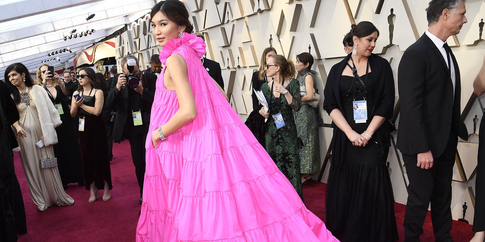 oscar red carpet dresses 2019