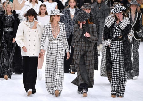 Karl Lagerfeld's Last Chanel Show is a Snowy Winter Wonderland