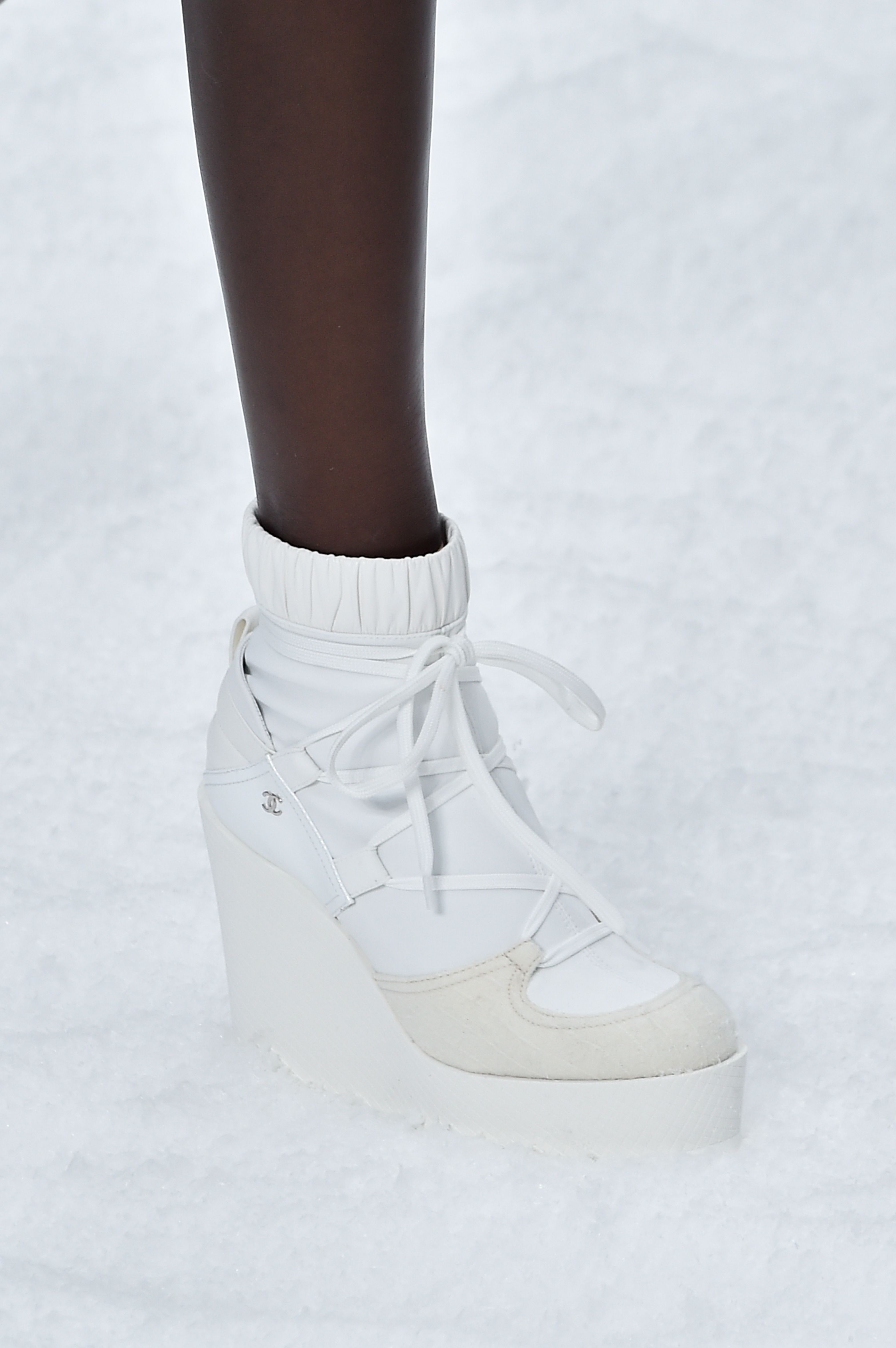 chanel white boots 2019