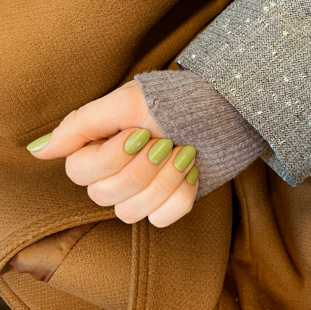 green nail polish