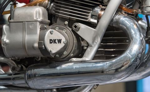 29 april 2019, saxony, augustusburg the engine of a dkw 350 rm can be seen in the new special exhibition racing legends in the motorradmuseum schloss augustusburg the show is dedicated to engineer walter kaaden and motorcycle racer ewald kluge kaaden perfected the two stroke for mz since the 1950s, kluge drove from 1930 to the 1950s very successfully on dkw races, became german champion and european champion the small special exhibition will be on display from 01 may to 01 december photo hendrik schmidtdpa zentralbildzb photo by hendrik schmidtpicture alliance via getty images