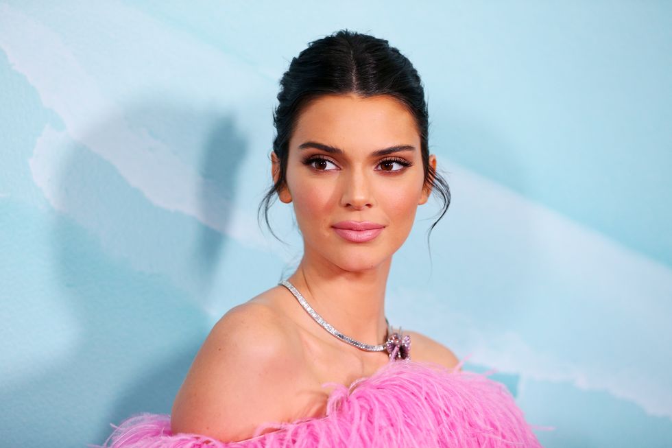 Kendall Jenner channeled her inner flamingo in this pink feathered ...