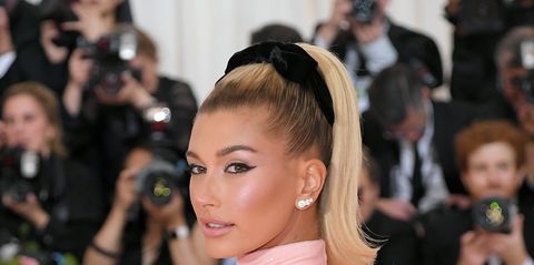 Hailey Baldwin Wore A Crystal Thong On The 2019 Met Gala Red
