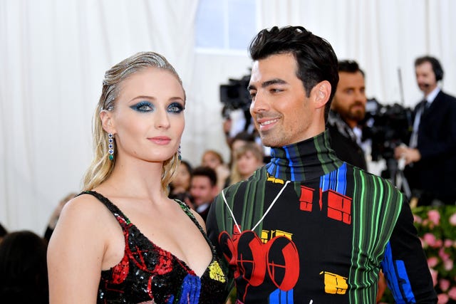 new york, new york   may 06 sophie turner and joe jonas attend the 2019 met gala celebrating camp notes on fashion at metropolitan museum of art on may 06, 2019 in new york city photo by dia dipasupilfilmmagic