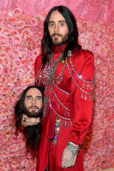 new york, new york   may 06 jared leto attends the 2019 met gala celebrating camp notes on fashion at metropolitan museum of art on may 06, 2019 in new york city photo by kevin mazurmg19getty images for the met museumvogue