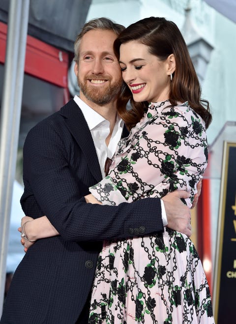 Anne Hathaway and Adam Shulman