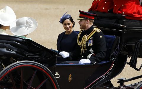 Meghan markle trooping the colour