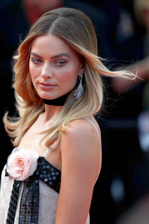 Margot Robbie Wears Sparkly Chanel For Her Cannes 2019 Red Carpet Debut