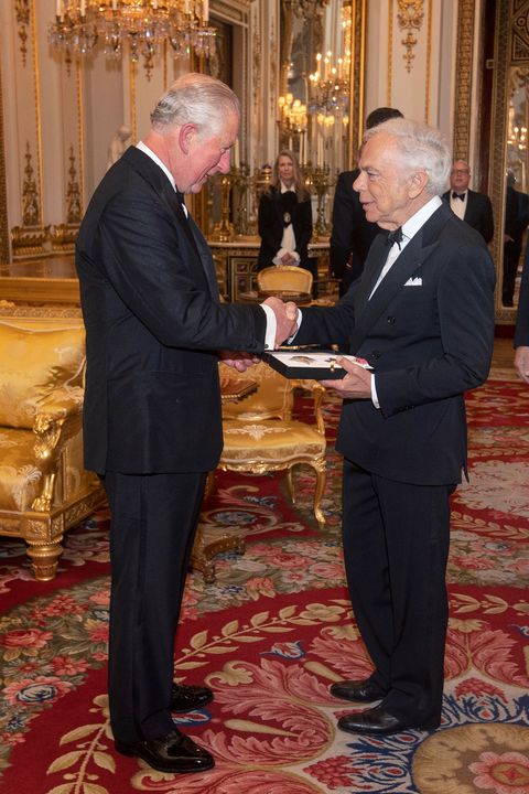 Image result for Ralph Lauren awarded honorary knighthood for services to fashion