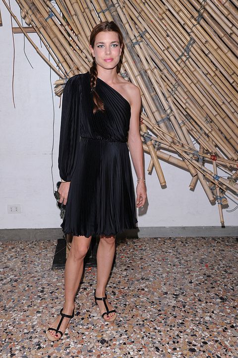 charlotte casiraghi attends the hogan and big bambu cocktail party during the 54th international art biennale on june 2, 2011 in venice, italy