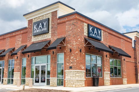 statesville, nc, usa june 19, 2019 a kay jewelers retail store building, a brand of signet jewelers, based in the uk