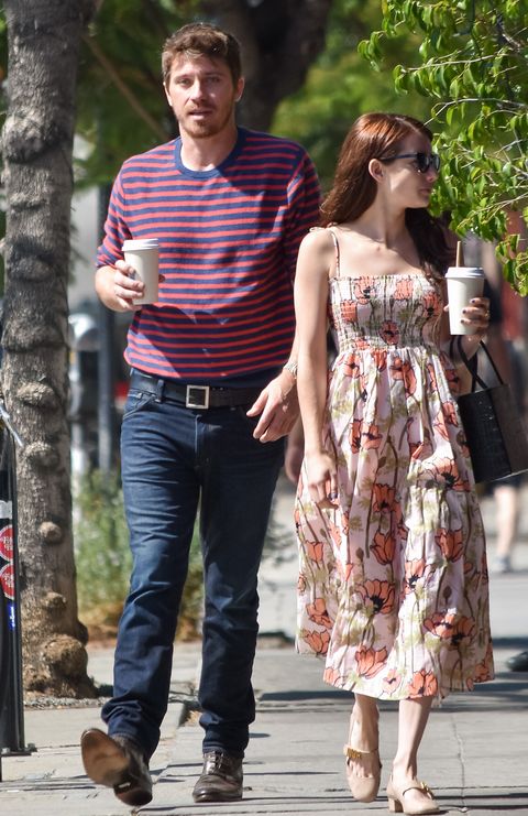 los angeles, ca   july 31 emma roberts and garrett hedlund are seen on july 31, 2019 in los angeles, california  photo by bg015bauer griffingc images