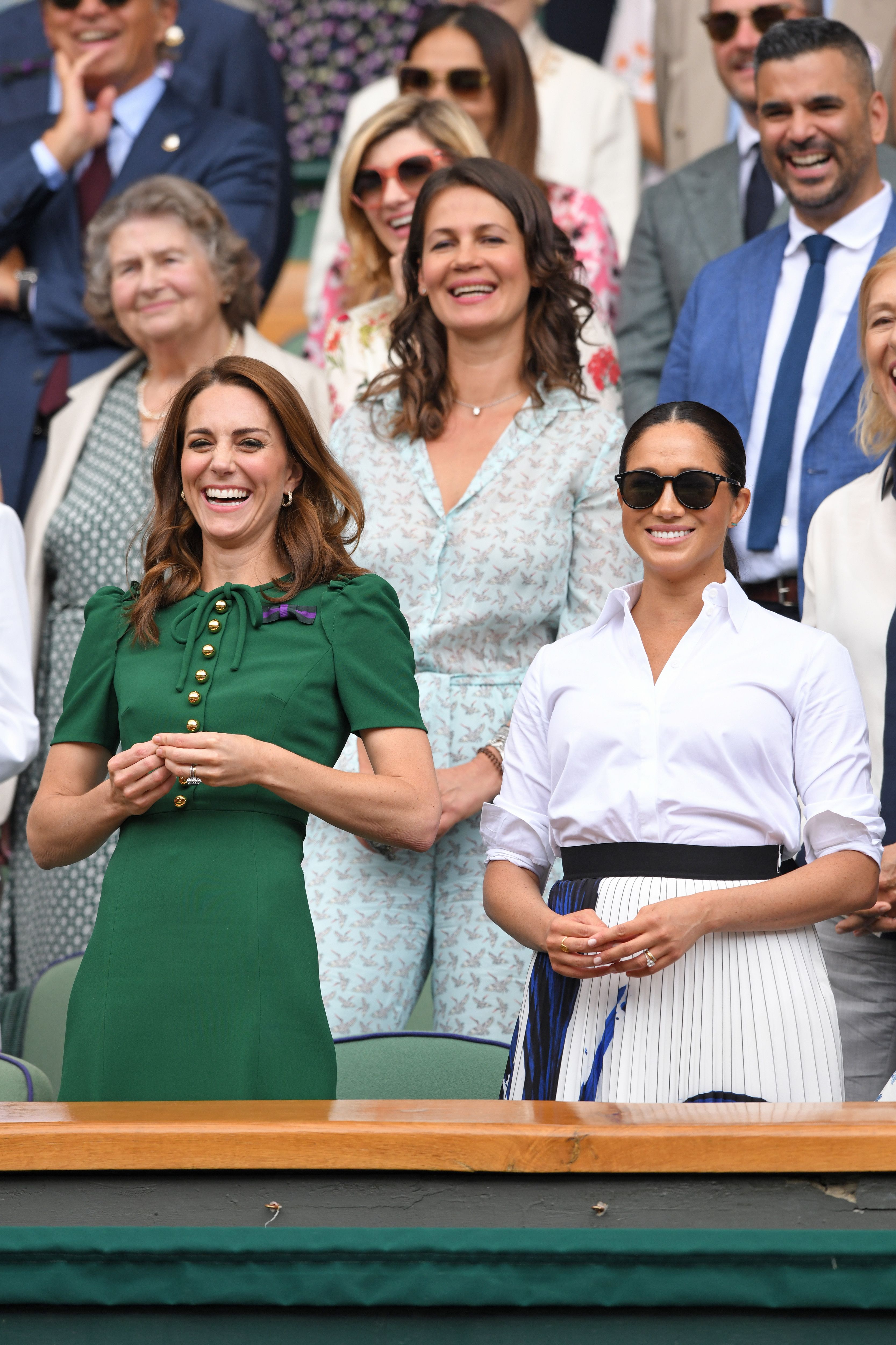 kate middleton green dress wimbledon