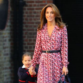 kate middleton princess charlotte first day of school new hair color