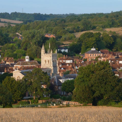 Amersham amersham, united kingdom august 13 a view from rectory hill looking down upon st marys church in the village of old amersham, august 13, 2019, in amersham, buckinghamshire photo by jim dysongetty images