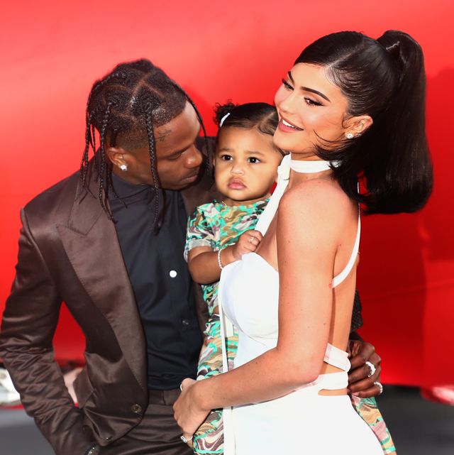 santa monica, california   august 27 travis scott and kylie jenner attend the travis scott look mom i can fly los angeles premiere at the barker hanger on august 27, 2019 in santa monica, california photo by tommaso boddigetty images for netflix