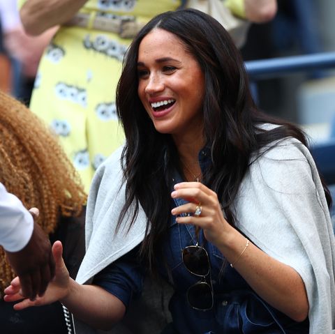 Meghan Markle Wore a Denim Dress to the US Open Final