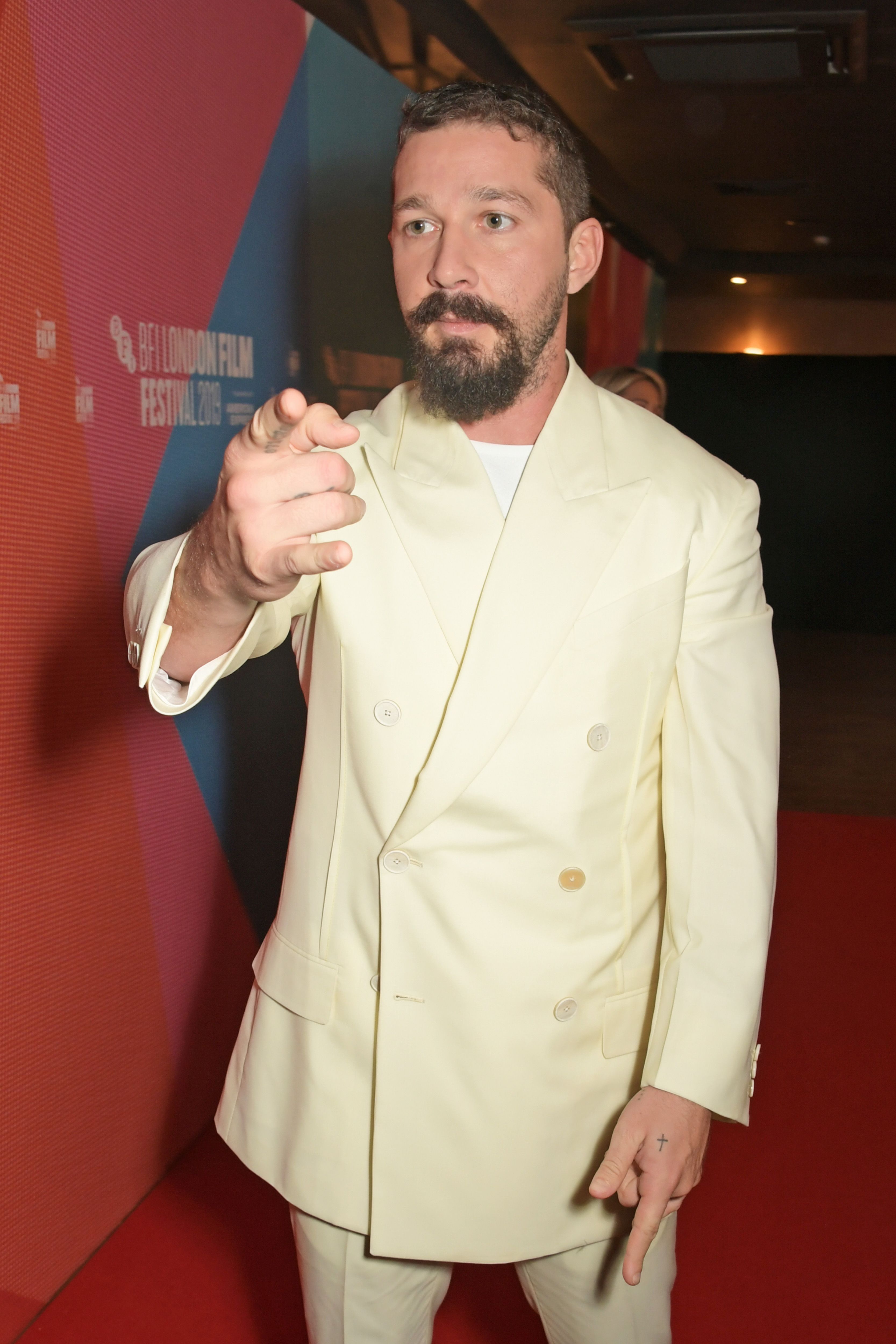 shia labeouf gucci suit