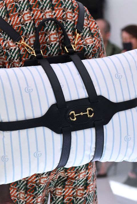 Pillow Backpacks at Gucci Milan Fashion Week Spring/Summer 2020