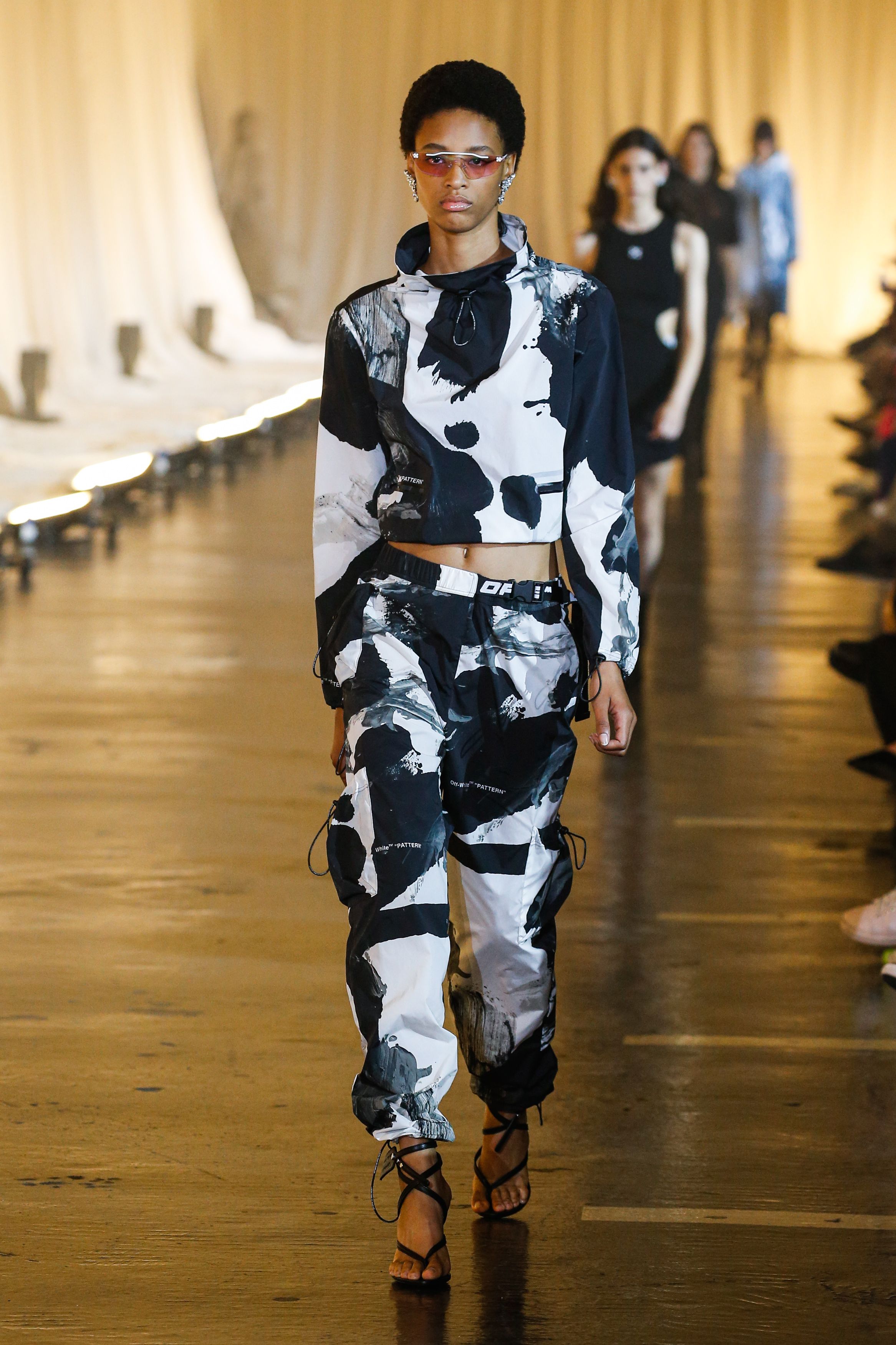 camo techwear pants