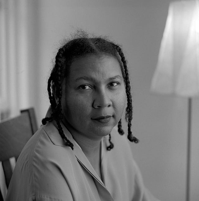 bell hooks new york december 16 author and cultural critic bell hooks poses for a portrait on december 16, 1996 in new york city, new york photo by karjean levinegetty images