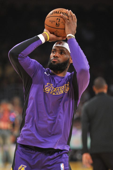 Celebrities At The Los Angeles Lakers Game