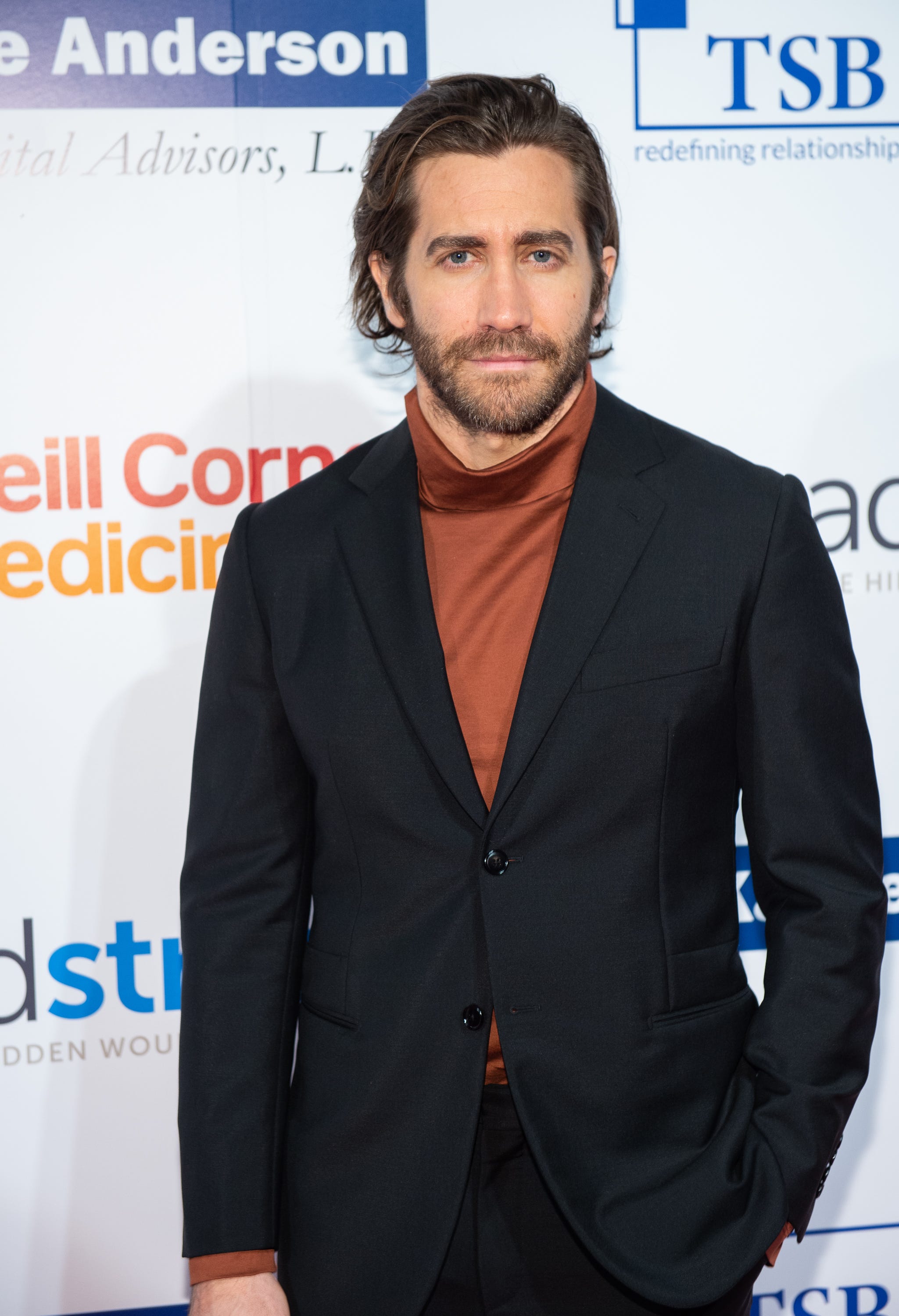 jake gyllenhaal suit with boots