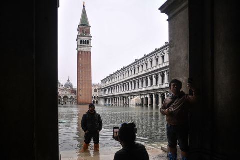 Las imágenes más impactantes de las inundaciones en Venecia