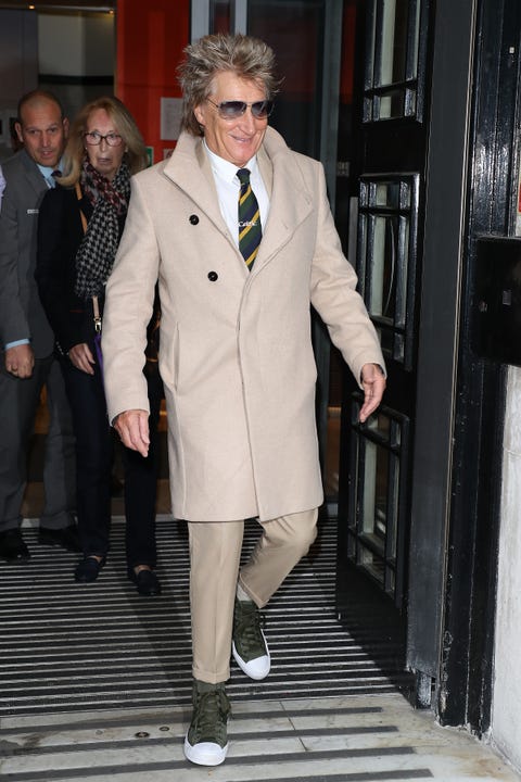 Photos of Rod Stewart in London Leaving BBC Radio 2 Interview - Rod ...