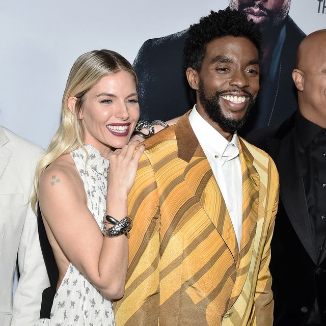 sienna miller says chadwick boseman donated money from his salary to boost hers on film
