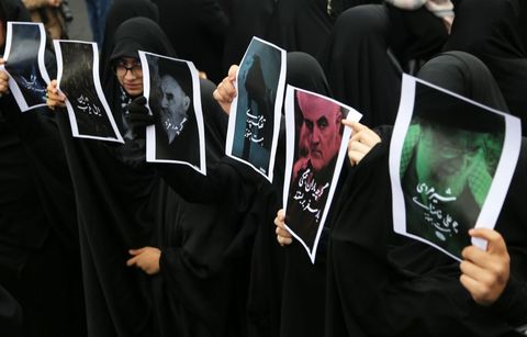 Anti-US rally in Tehran
