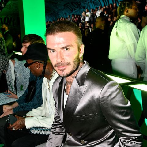 David Beckham At Dior's Miami Show | Men's Pre-Fall 2020 Runway Front Row